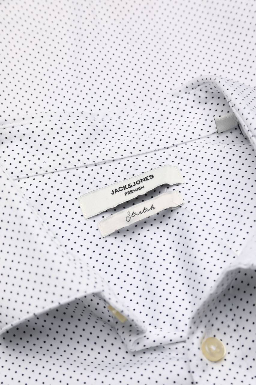 Carou JACK & JONES PREMIUM Kurzarm-Hemd Aus Baumwolle