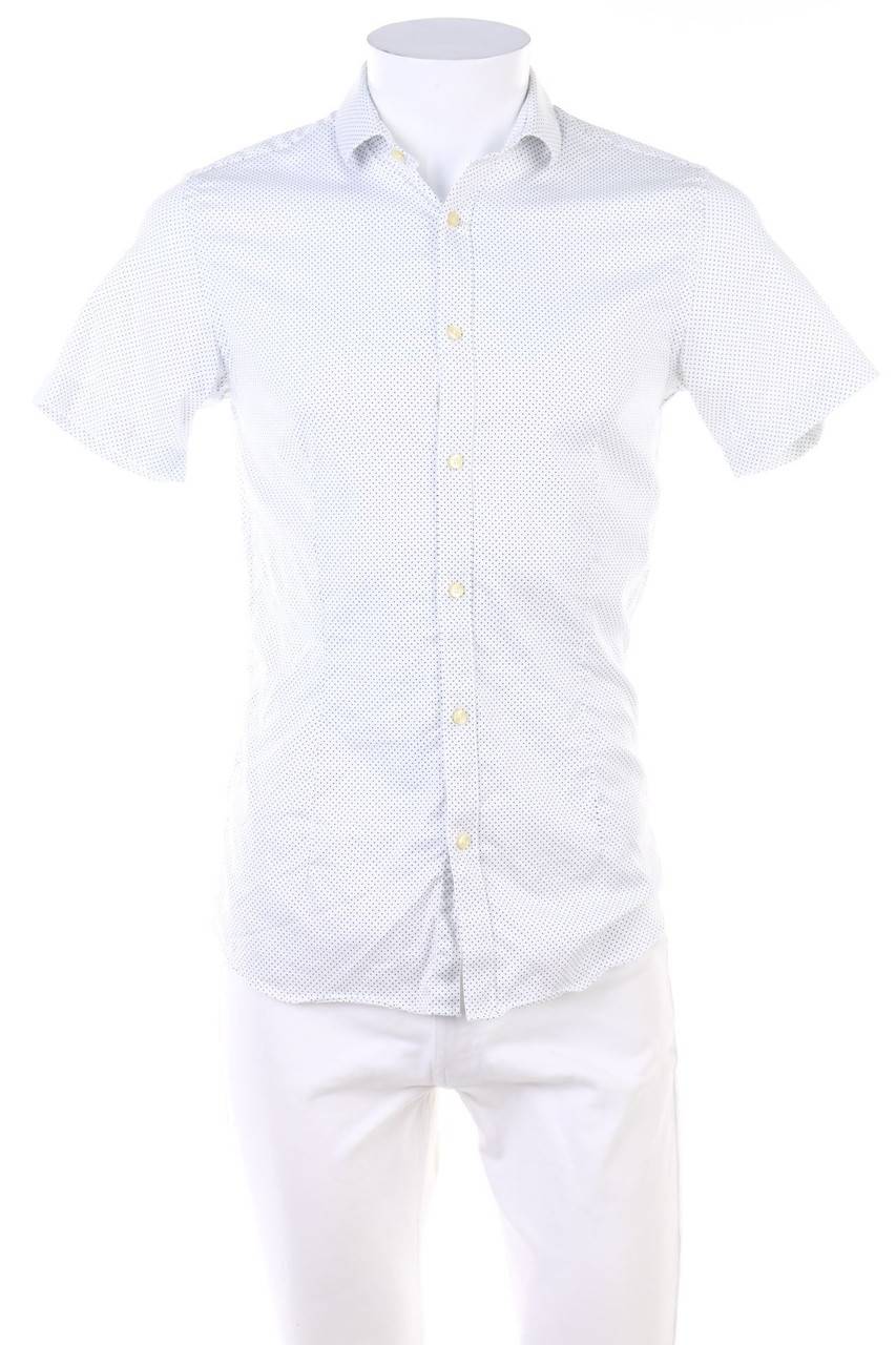 Carou JACK & JONES PREMIUM Kurzarm-Hemd aus Baumwolle