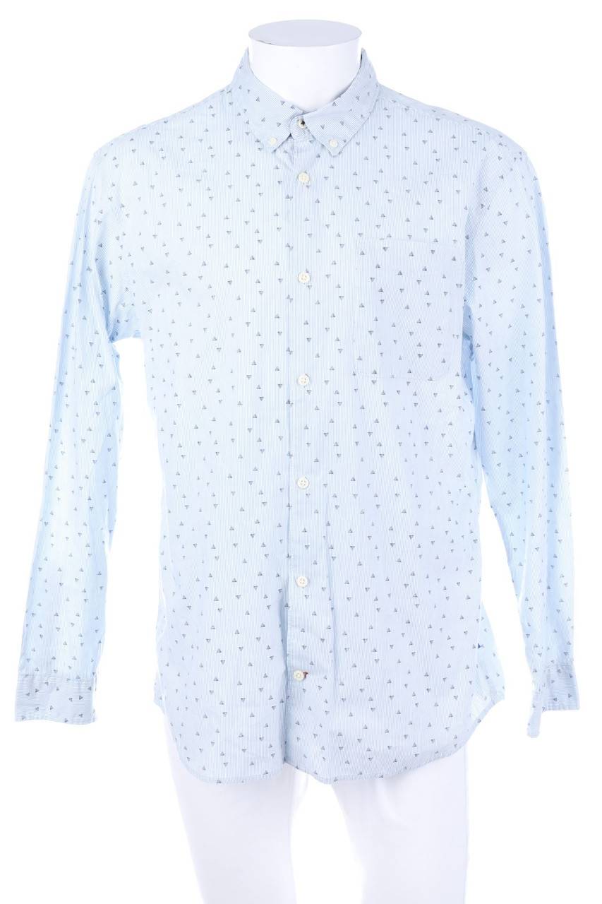Carou JACK & JONES Streifen-Button-down-Hemd mit Print