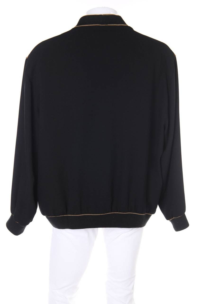 Carou Jacques Lorant Vintage-Bomber-Jacke Mit Leder-Details