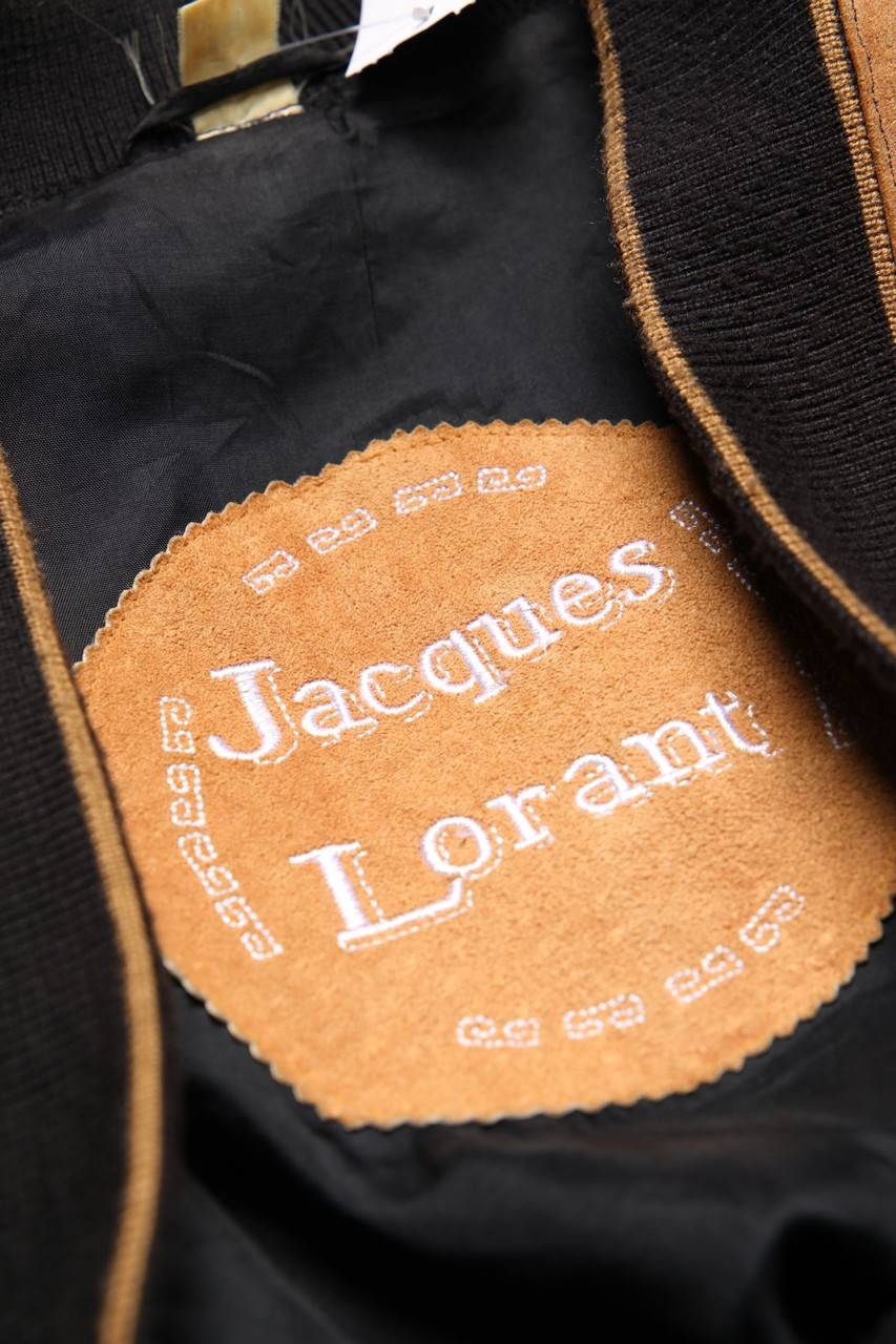 Carou Jacques Lorant Vintage-Bomber-Jacke Mit Leder-Details