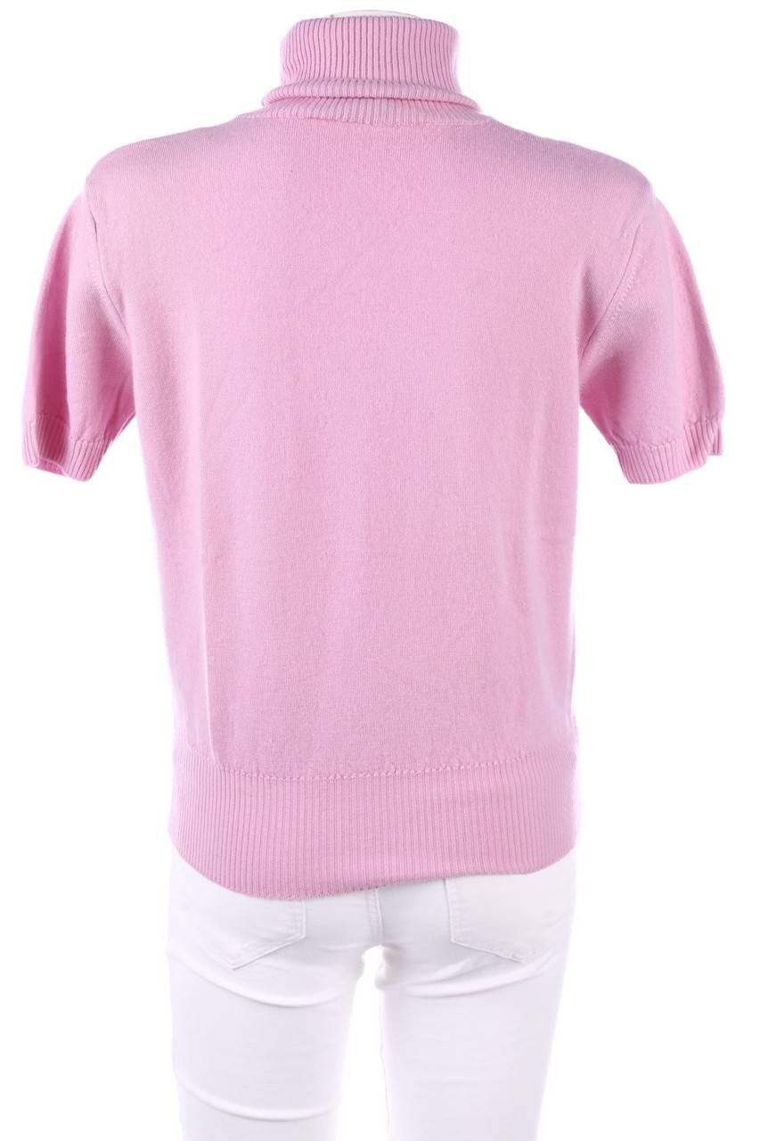 Carou Jake*s Kurzarm-Strick-Pullover Aus Schurwolle