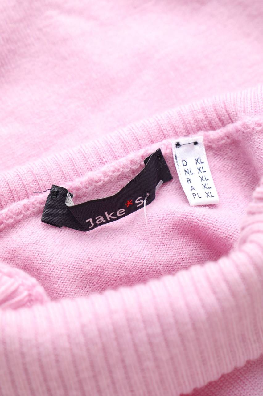 Carou Jake*s Kurzarm-Strick-Pullover Aus Schurwolle