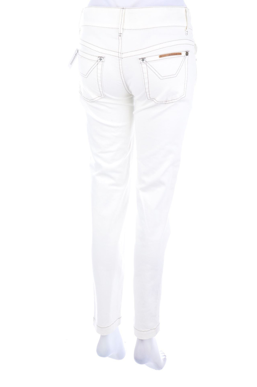 Carou Jeckerson Skinny-Jeans Mit Kunstleder-Details