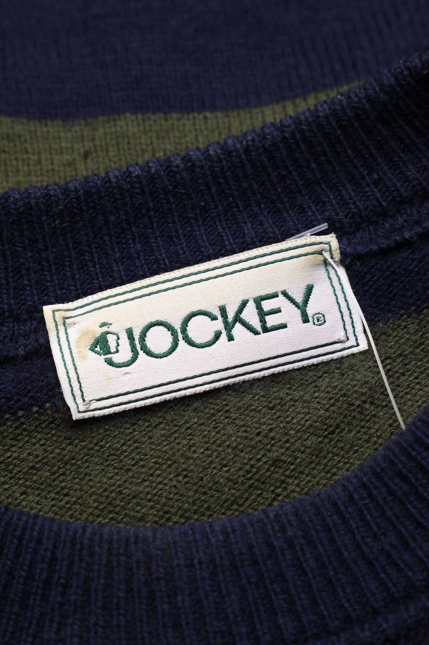 Carou JOCKEY. Streifen-Pullover Mit Stickereien Aus Schurwoll-Mix