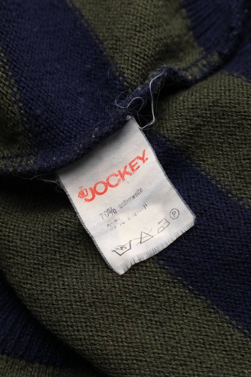 Carou JOCKEY. Streifen-Pullover Mit Stickereien Aus Schurwoll-Mix