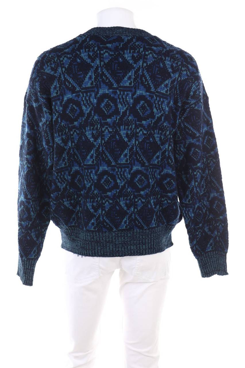 Carou JOCKEY. Vintage-Pullover Mit Muster Aus Woll-Mix