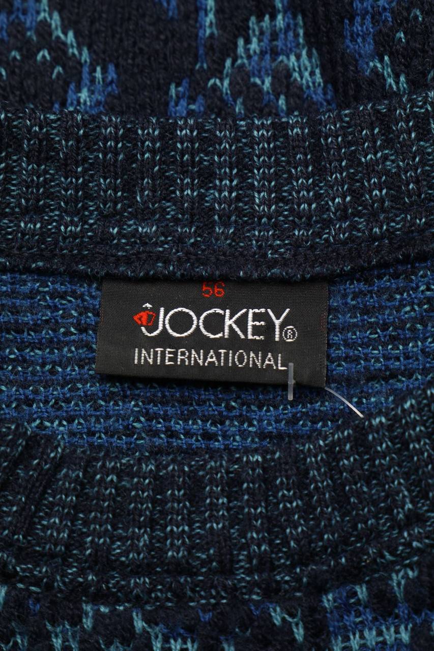 Carou JOCKEY. Vintage-Pullover Mit Muster Aus Woll-Mix