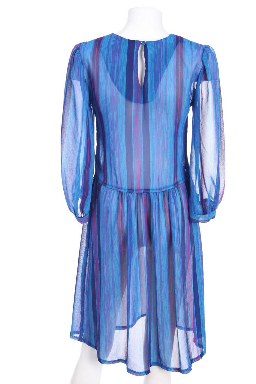 Carou Jonathan Martin 70s-Vintage-Kleid Mit Streifen