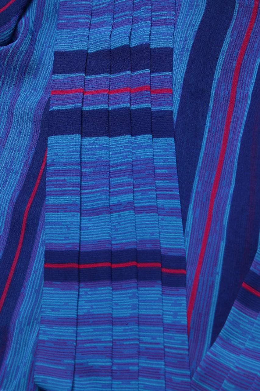 Carou Jonathan Martin 70s-Vintage-Kleid Mit Streifen