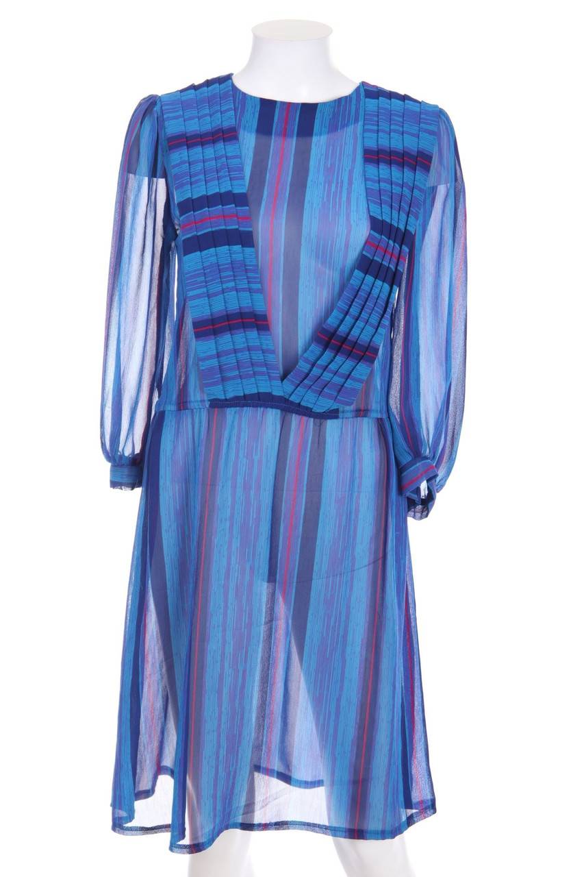 Carou jonathan martin 70s-Vintage-Kleid mit Streifen