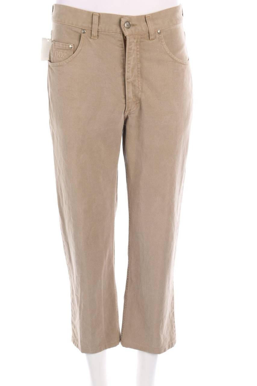 Carou JOOP! JEANS Vintage-Straight Cut Jeans mit Logo-Patch