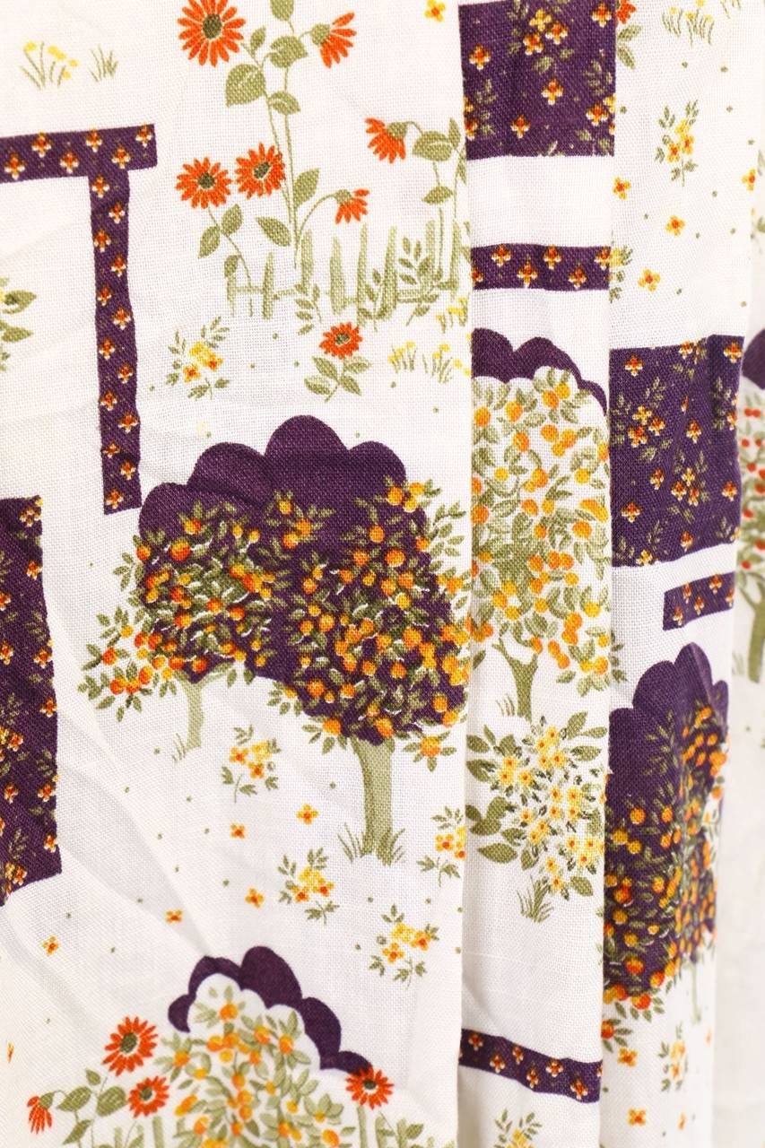 Carou JULIUS LANG Maxi-Trachten-Rock Mit Blumen-Print