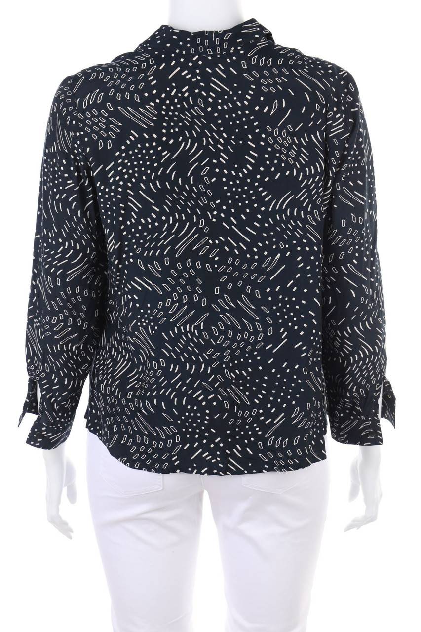 Carou Karlsbader Bluse Hemd-Bluse Mit Geometrischem Muster