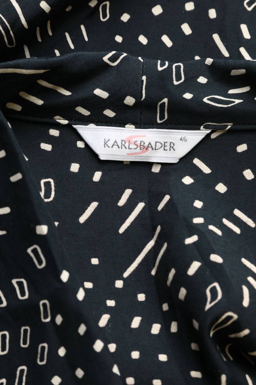 Carou Karlsbader Bluse Hemd-Bluse Mit Geometrischem Muster