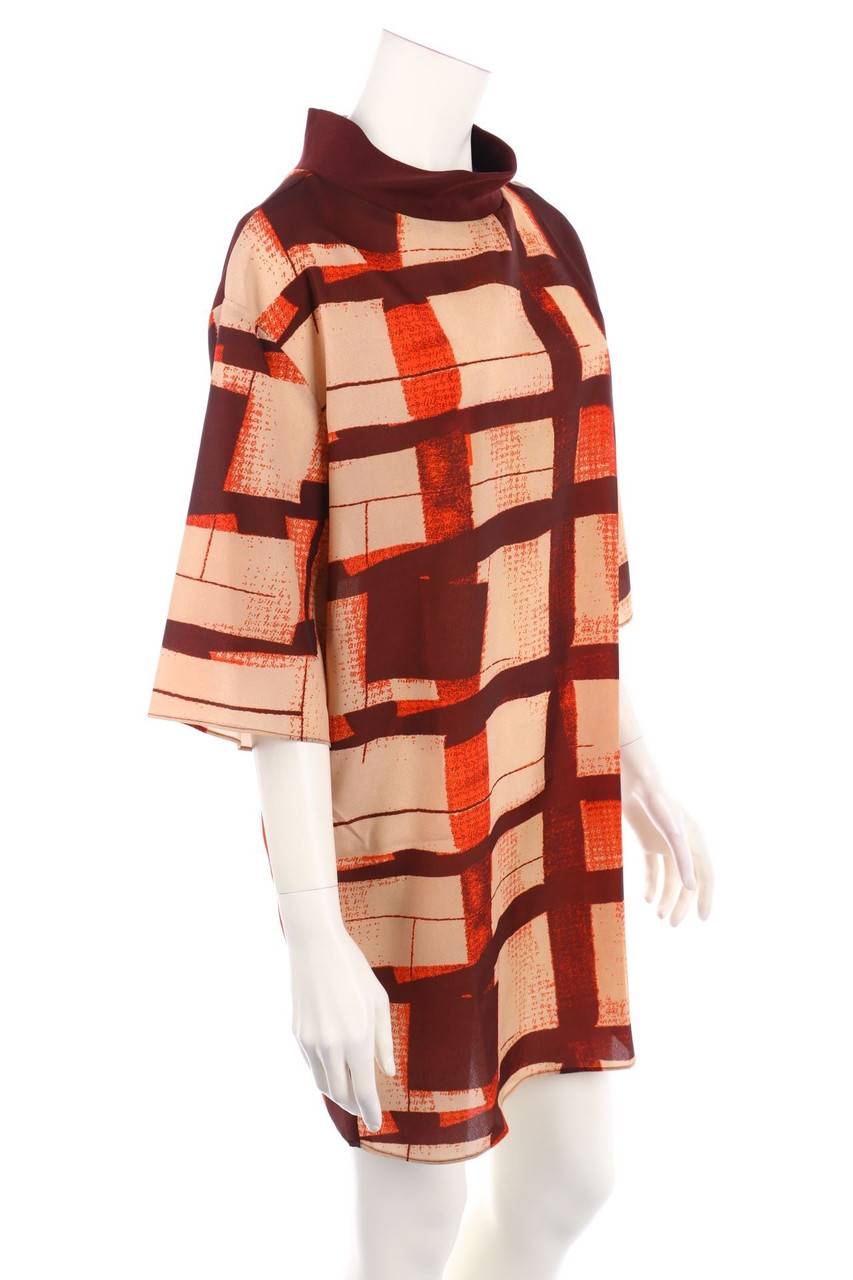 Carou Katia G. LUXURY BRAND Shift-Kleid Mit Geometrischem Muster