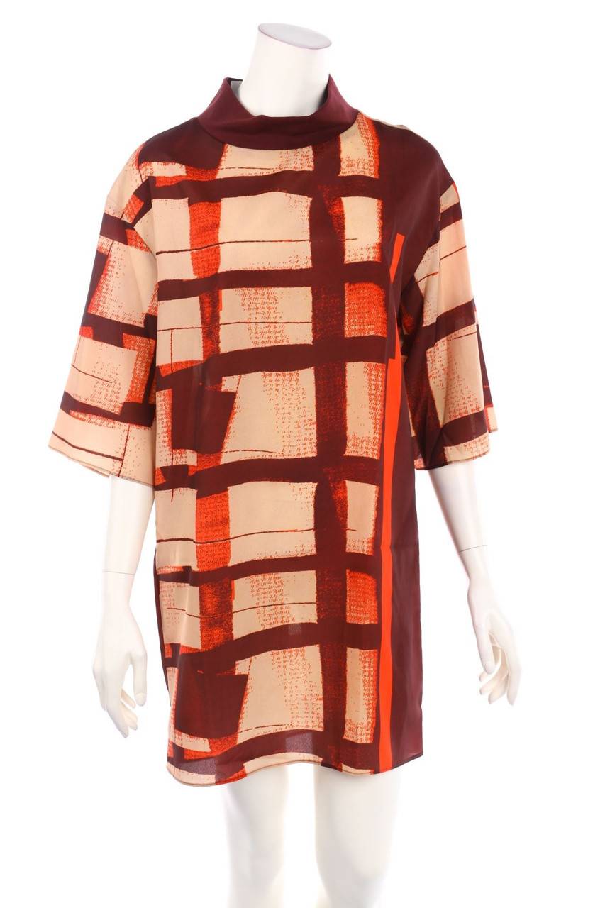 Carou Katia g. LUXURY BRAND Shift-Kleid mit geometrischem Muster