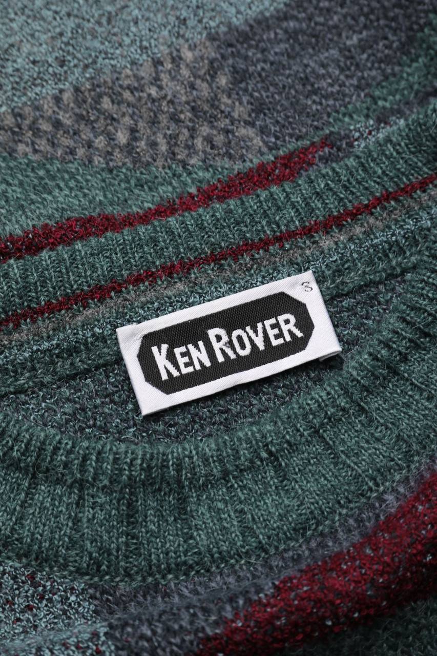 Carou Ken Rover Exclusive Muster-Pullover Aus Woll-Mix Mit Alpaka