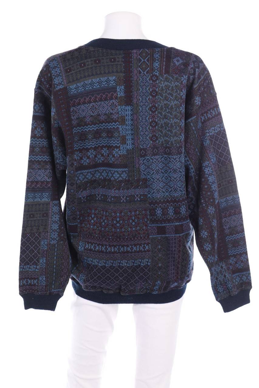 Carou Ken Rover Exclusive Strick-Pullover Aus Woll-Mix Mit Print