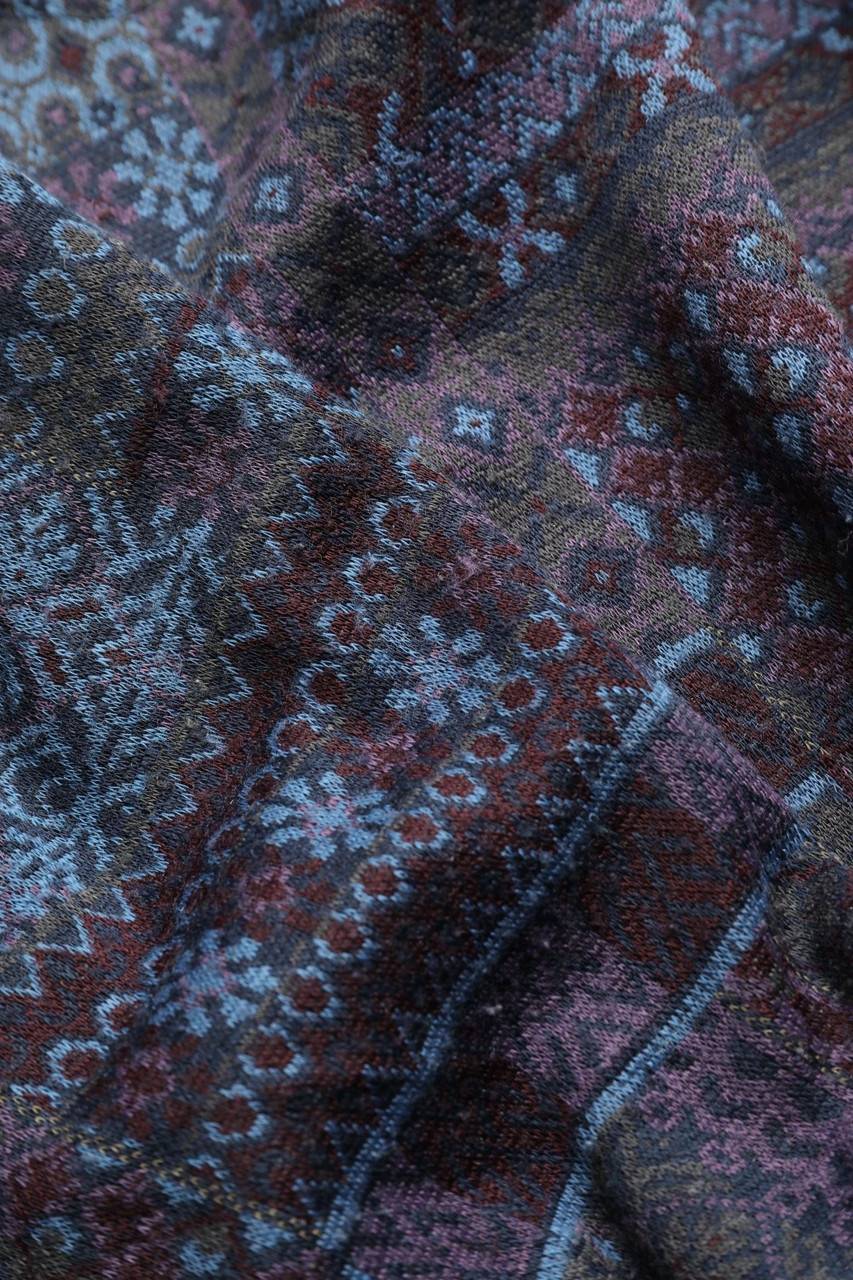 Carou Ken Rover Exclusive Strick-Pullover Aus Woll-Mix Mit Print