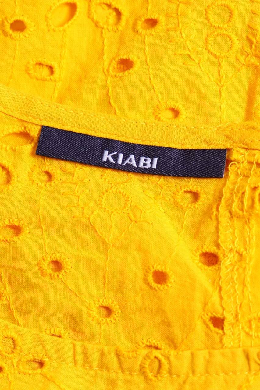 Carou Kiabi Volant-Bluse Aus Lochspitze Mit Floralem Muster