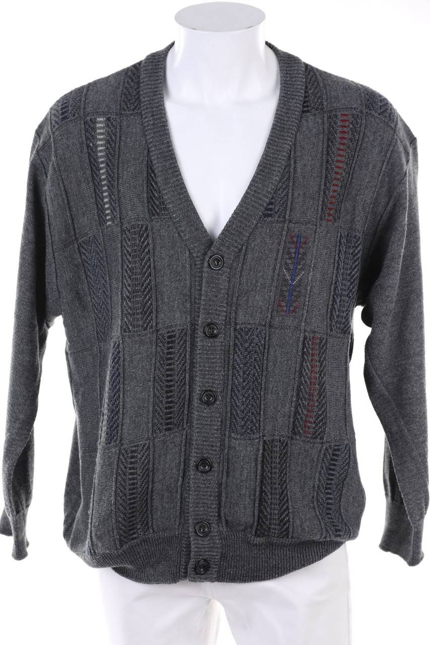 Carou Kingfield Charles Vögele Cardigan aus Woll-Mix mit Muster