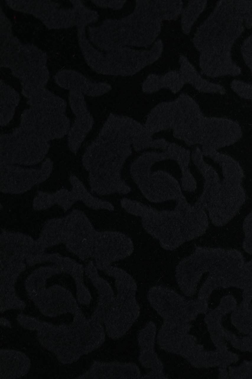 Carou Kontessa Poncho Mit Blumen-Print Aus Woll-Mix