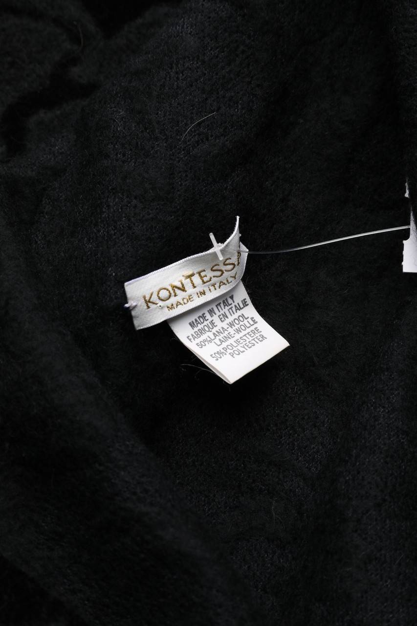 Carou Kontessa Poncho Mit Blumen-Print Aus Woll-Mix