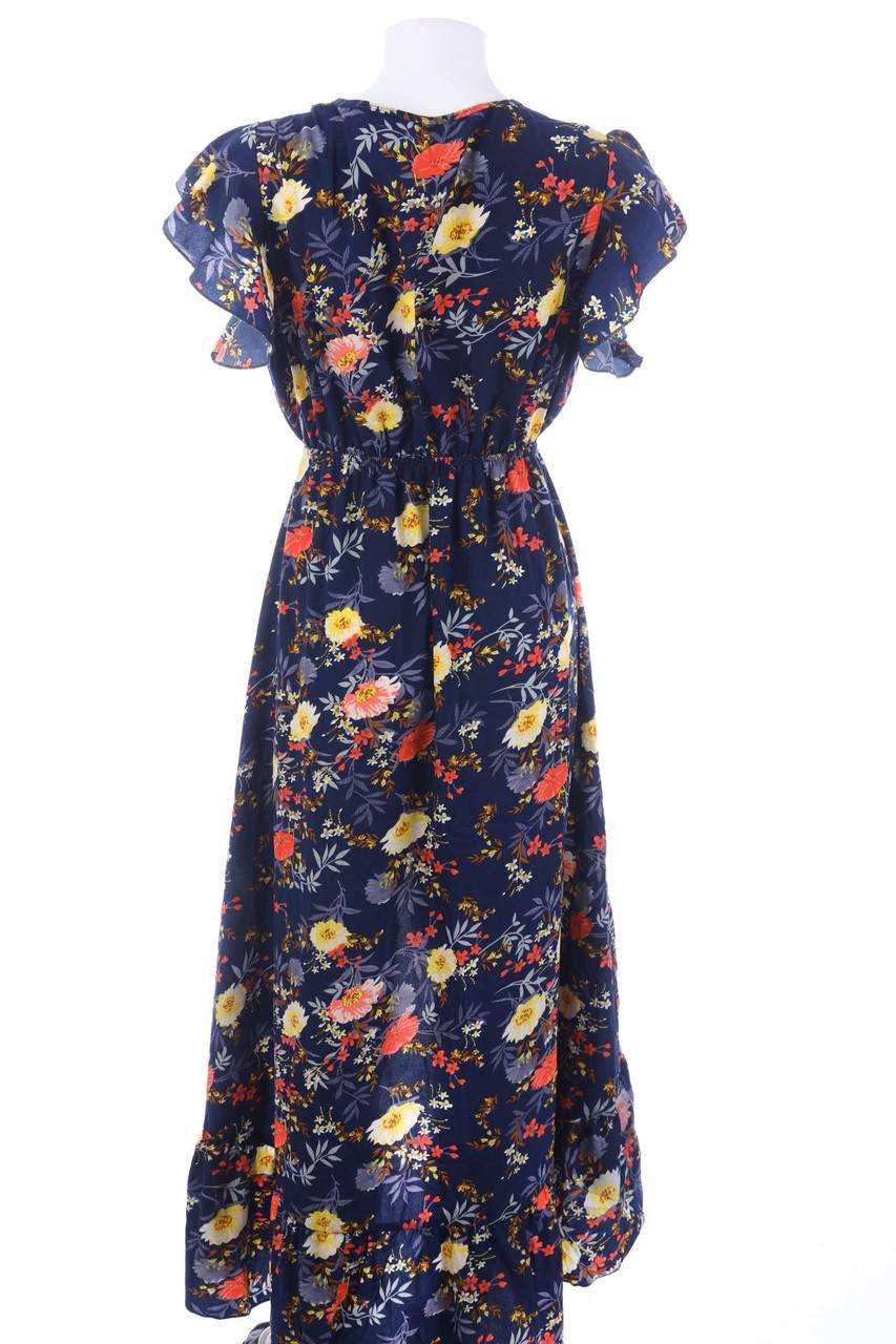 Carou L´olive Verte Vokuhila-Kleid Mit Blumen-Print