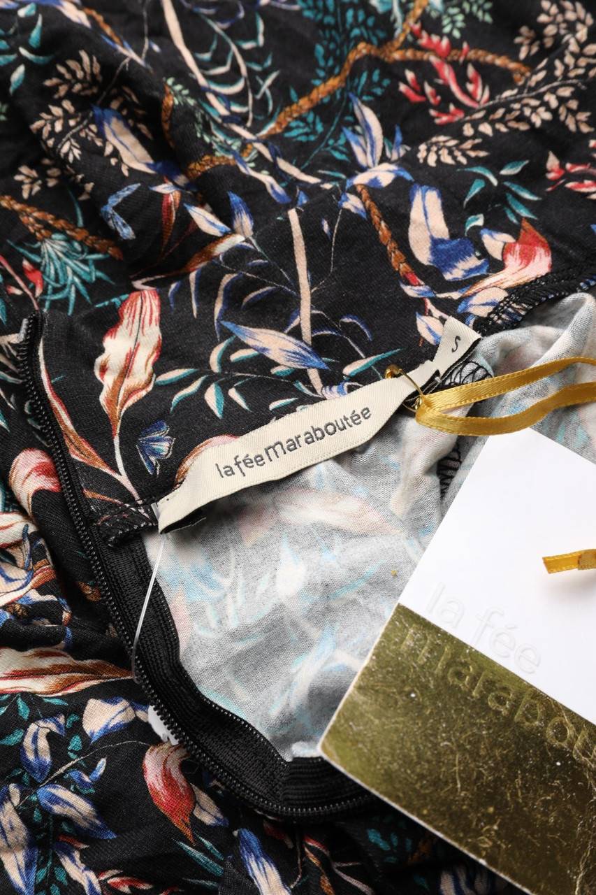 Carou LA FÉE MARABOUTÉE Longsleeve-Shirt Mit Blumen-Print