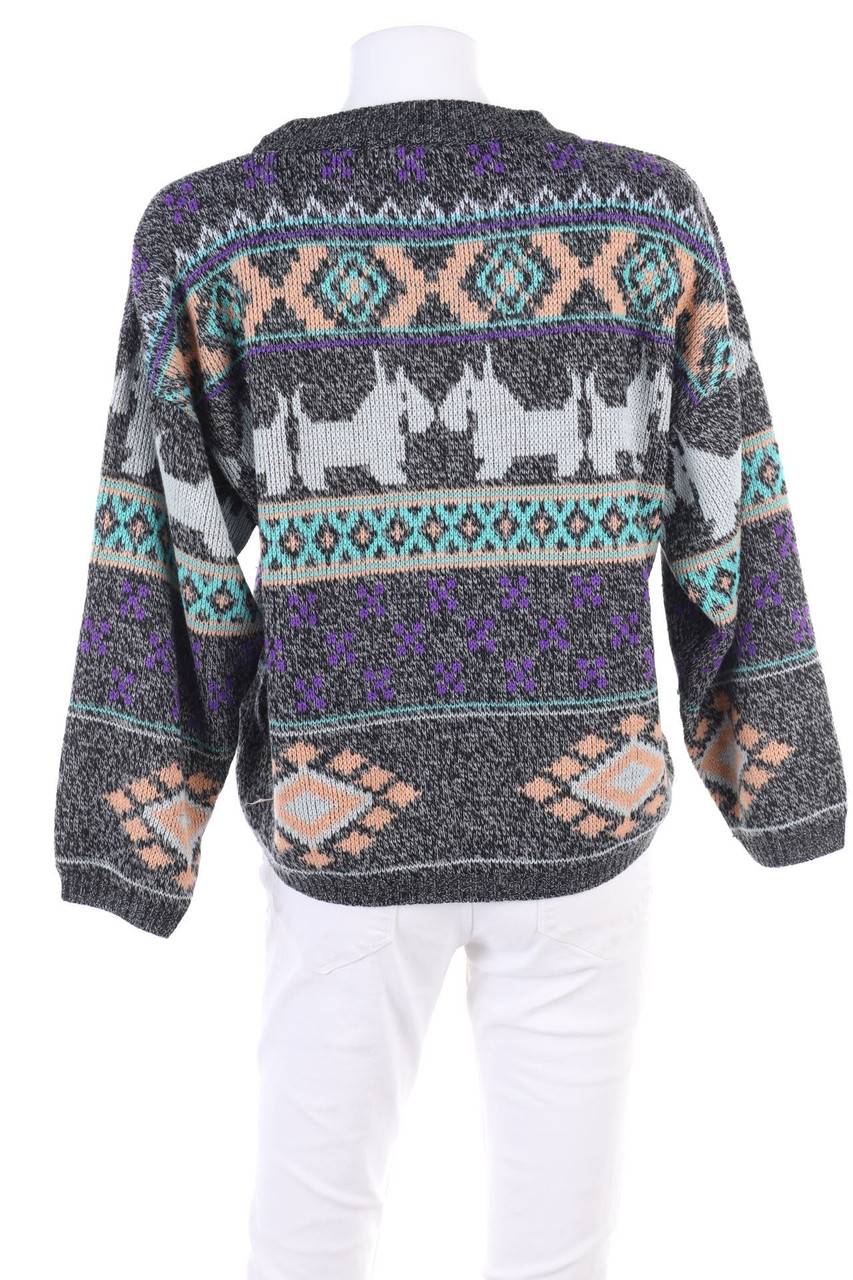 Carou LA PULL POUR LA FEMME Strick-Pullover Mit Print