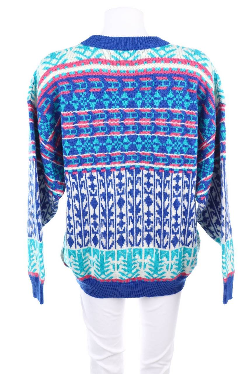 Carou LA PULL POUR LA FEMME Vintage-Strick-Pullover Mit Wolle