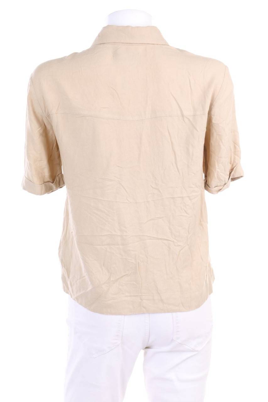 Carou LA REDOUTE Kurzarm-Bluse Aus Viskose Mit Aufgesetzten Taschen