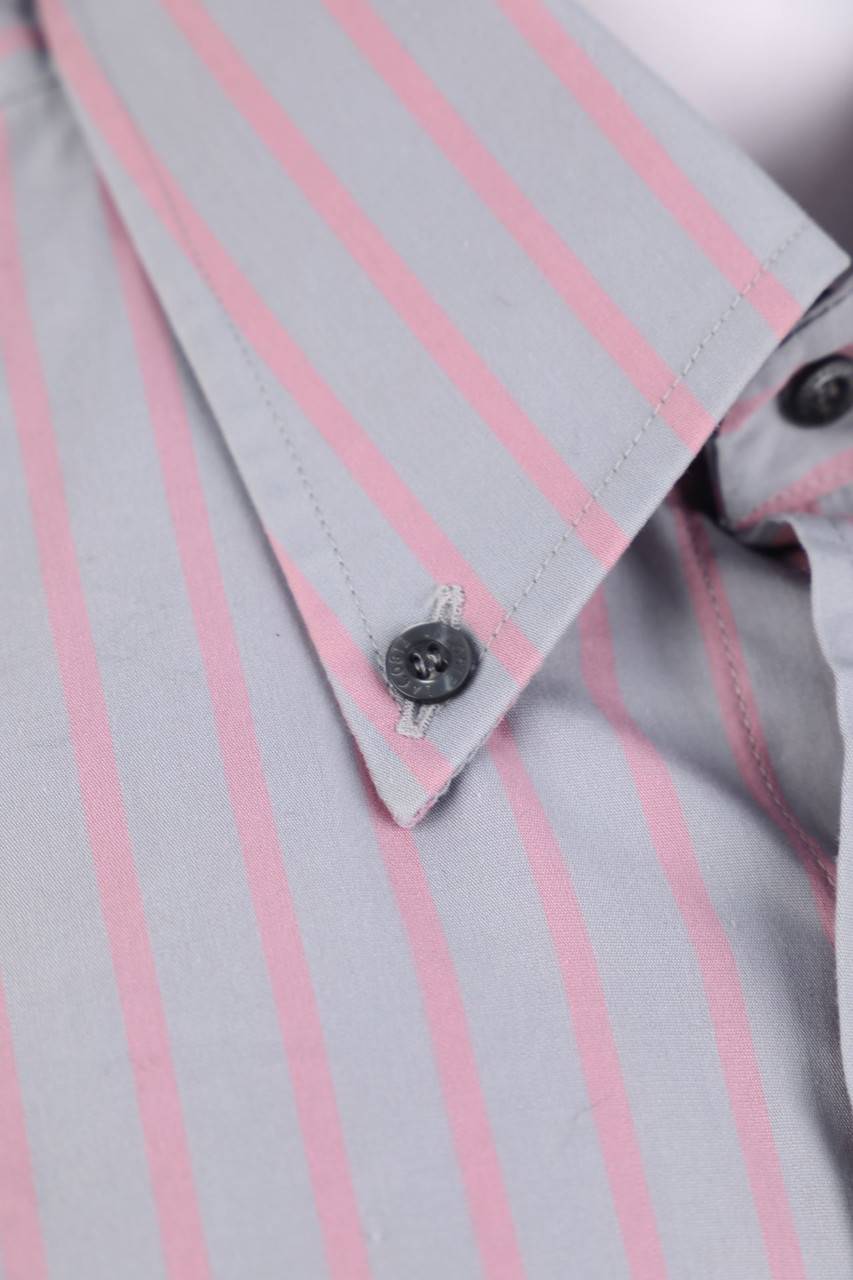 Carou LACOSTE Gestreiftes Button-down-Hemd Mit Logo-Stickerei