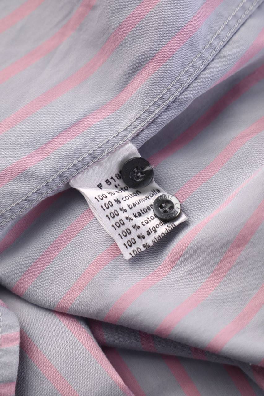 Carou LACOSTE Gestreiftes Button-down-Hemd Mit Logo-Stickerei