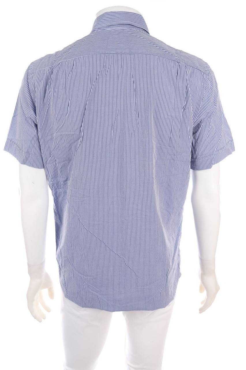 Carou LACOSTE Karo-Kurzarm-Hemd Mit Button-down-Kragen