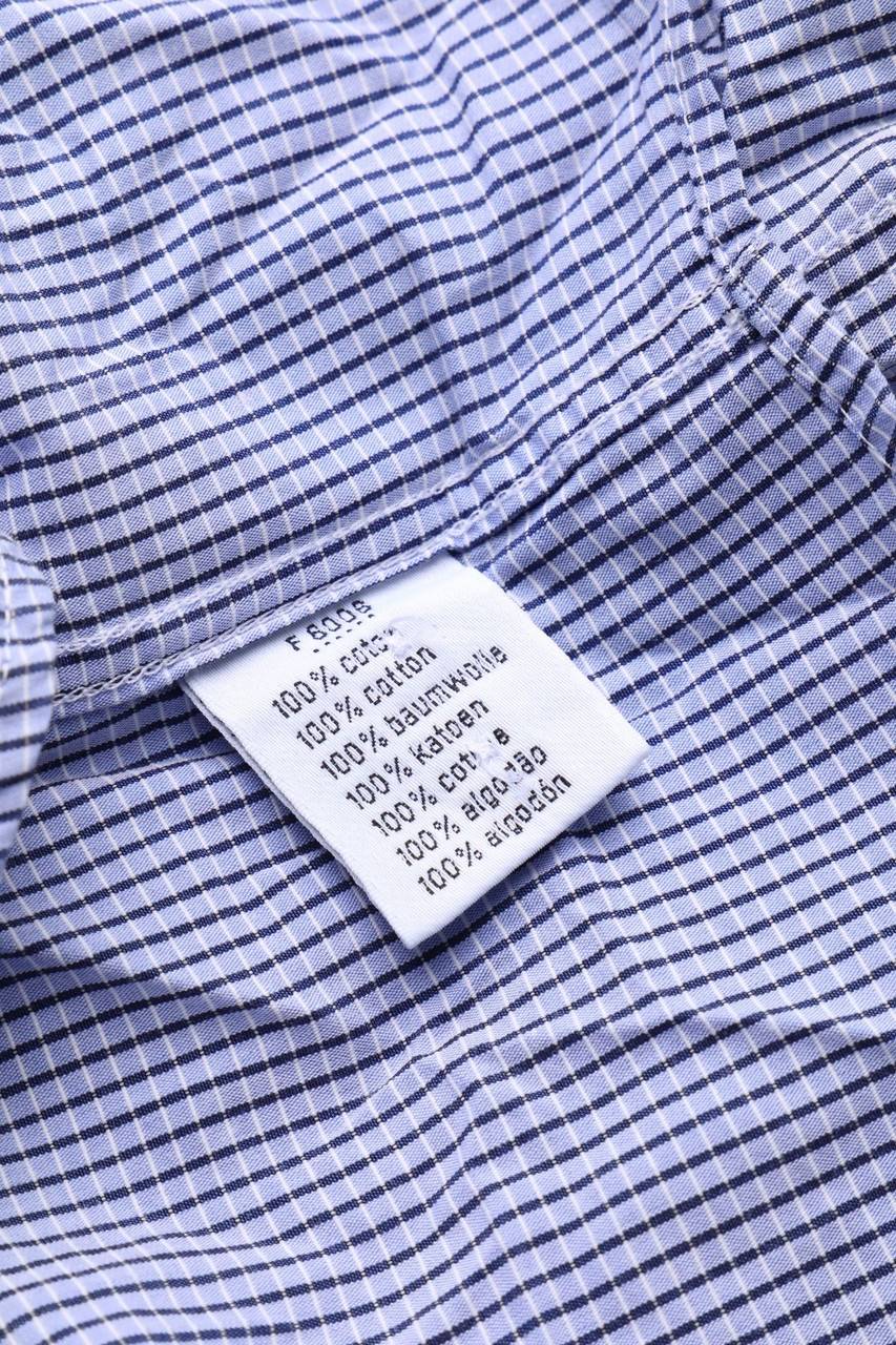 Carou LACOSTE Karo-Kurzarm-Hemd Mit Button-down-Kragen