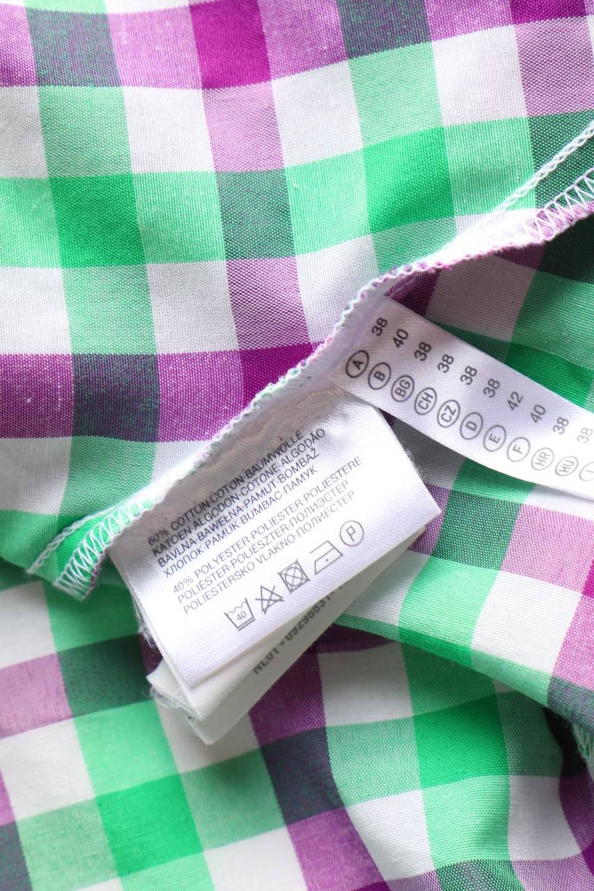 Carou LANDHAUS C&A NATURALLY Trachten-Bluse Mit Karo-Muster