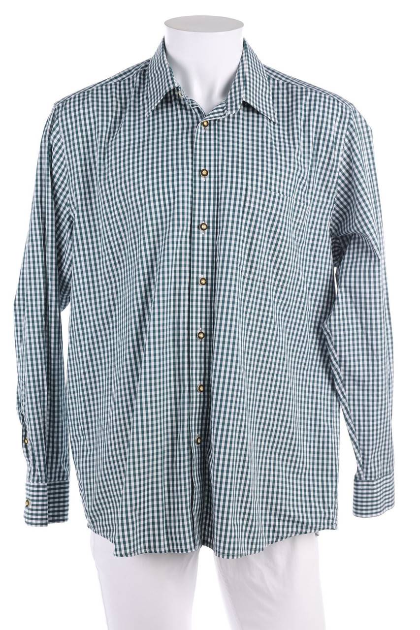 Carou LANDHAUS TRACHT Trachten-Hemd mit Karo-Muster