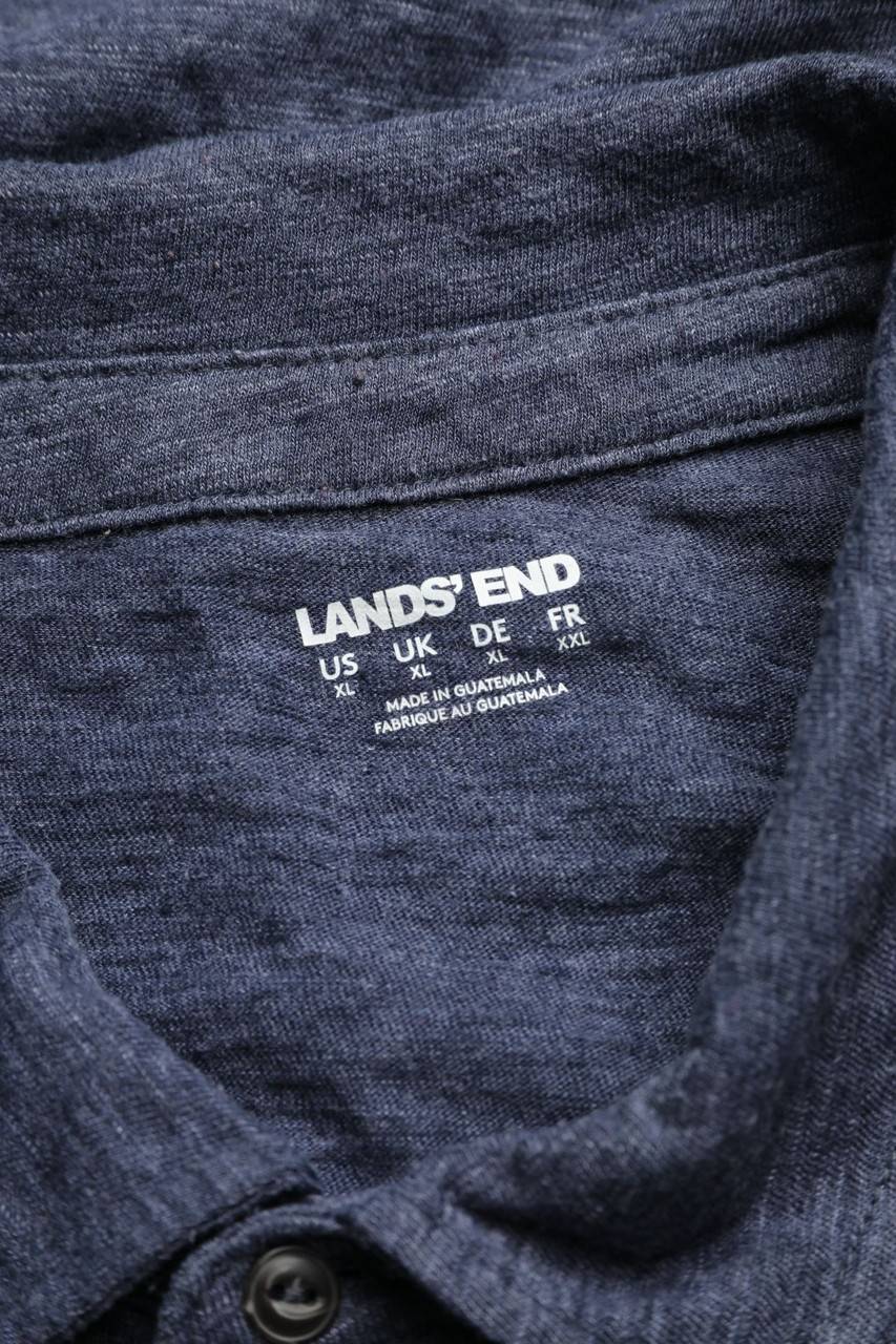 Carou LANDS´END Longsleeve-Poloshirt Aus Baumwoll-Mix