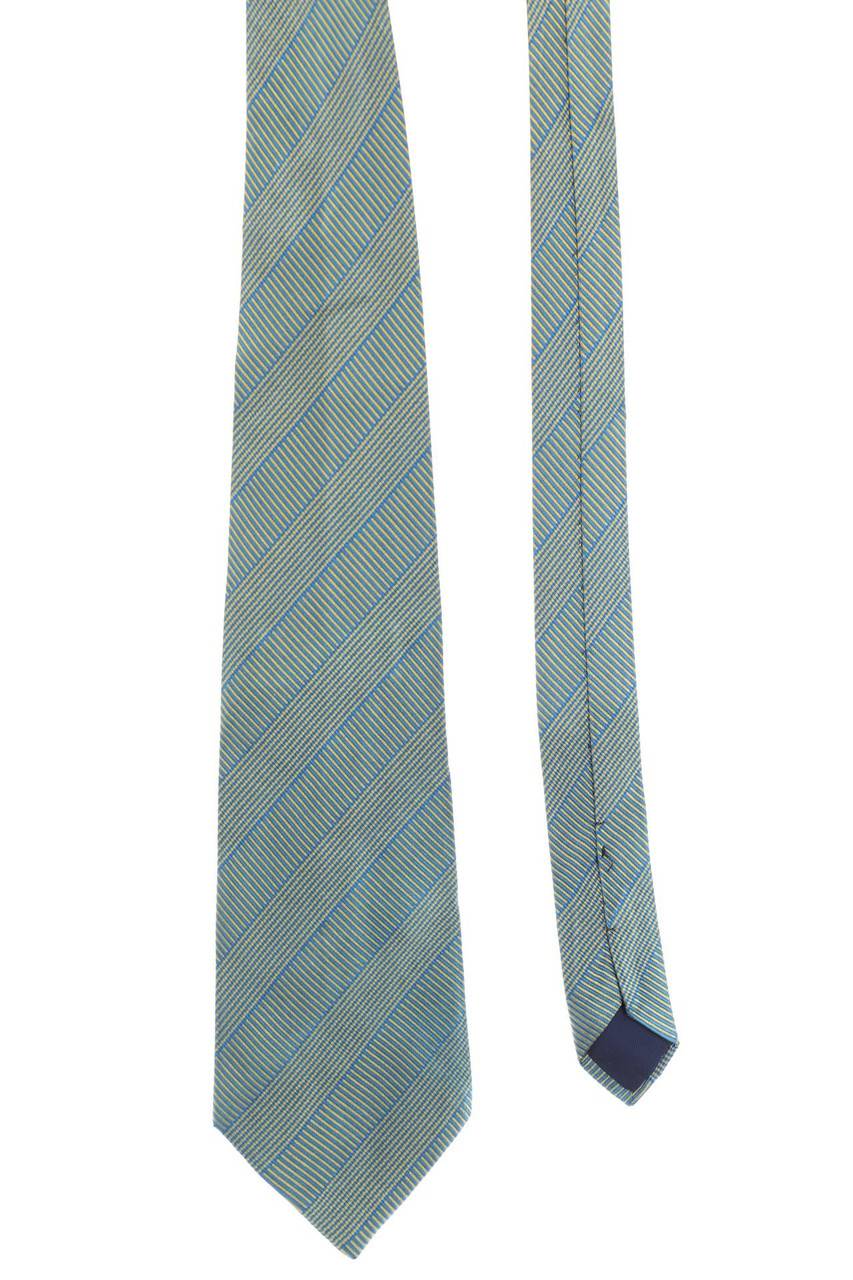Carou LANVIN PARIS Seiden-Krawatte mit geometrischem Muster