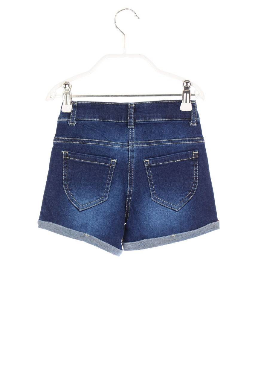 Carou LAURA BIAGIOTTI BABY Denim-Shorts Mit Strass-Steinen