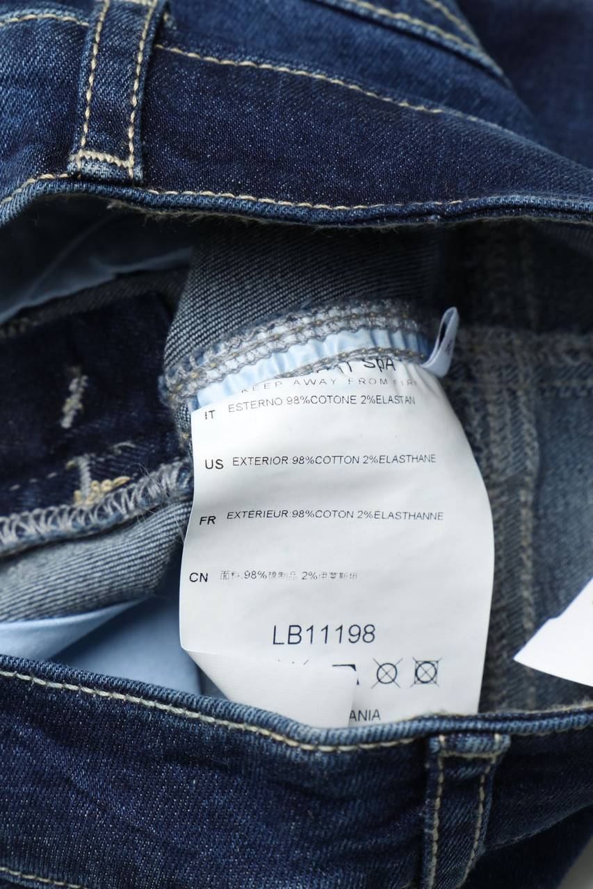 Carou LAURA BIAGIOTTI BABY Denim-Shorts Mit Strass-Steinen