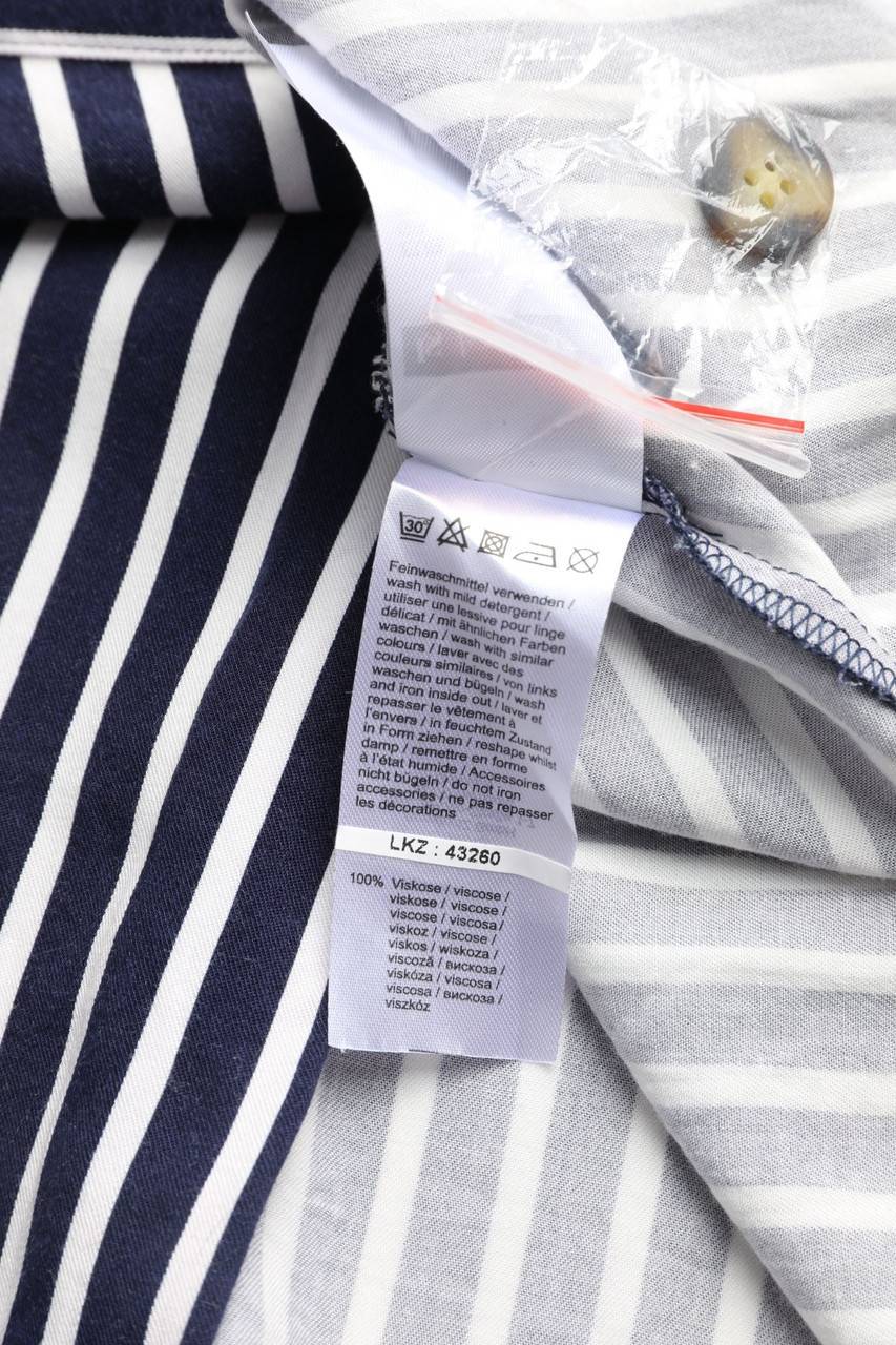 Carou Laura Scott Streifen-Midirock Aus Viskose Mit Knöpfen