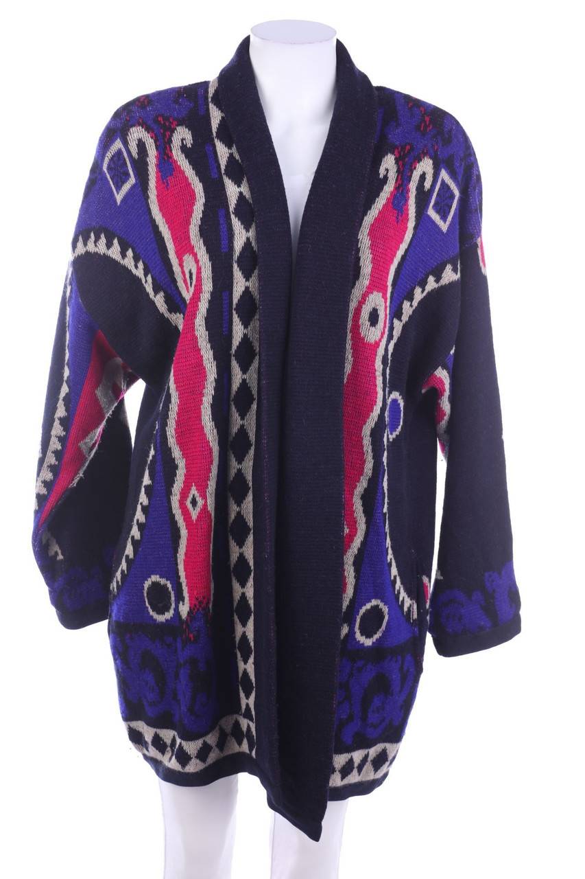 Carou Laurèl Vintage-Cardigan aus Schurwoll-Mix mit Angora