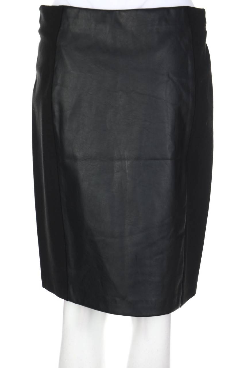 Carou LAUREN By Ralph Lauren Bleistift-Rock Mit Kunstleder-Details