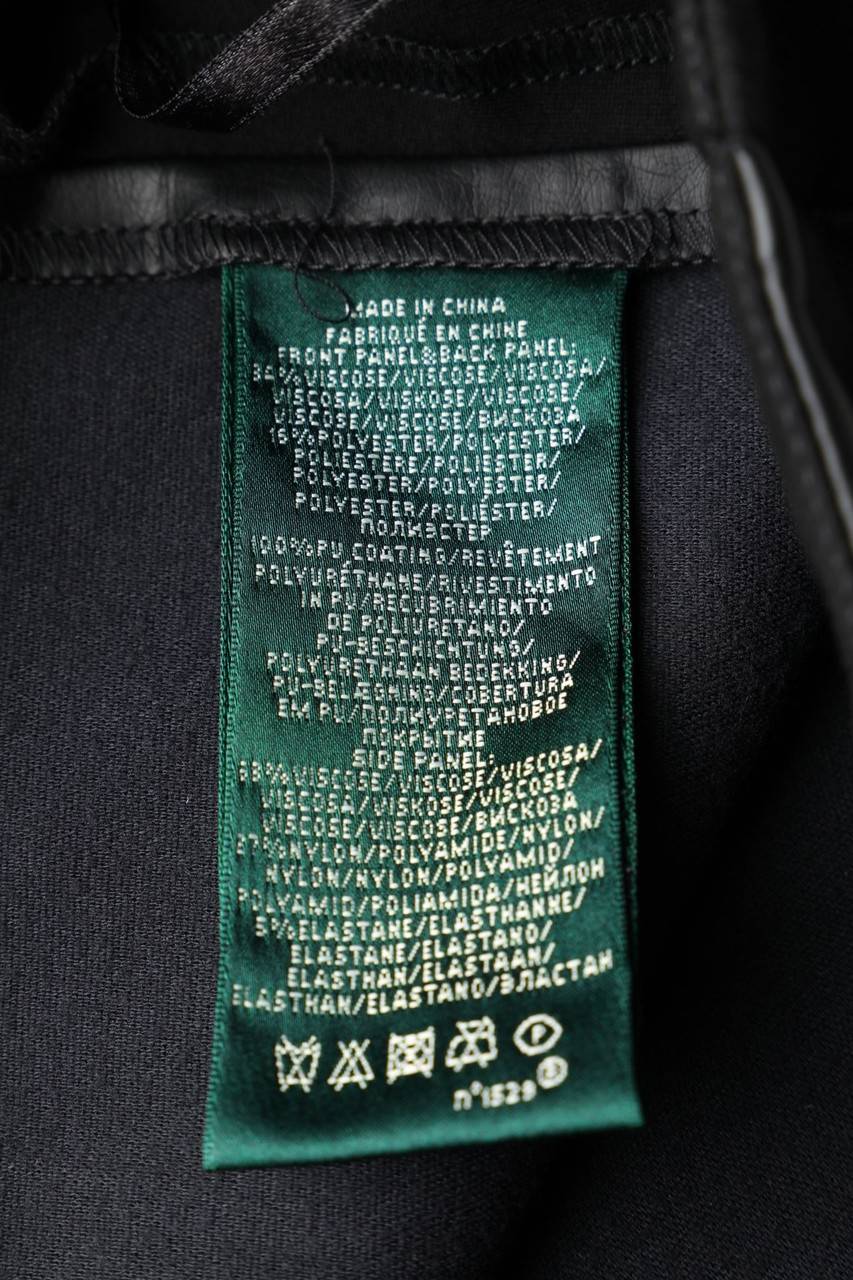 Carou LAUREN By Ralph Lauren Bleistift-Rock Mit Kunstleder-Details