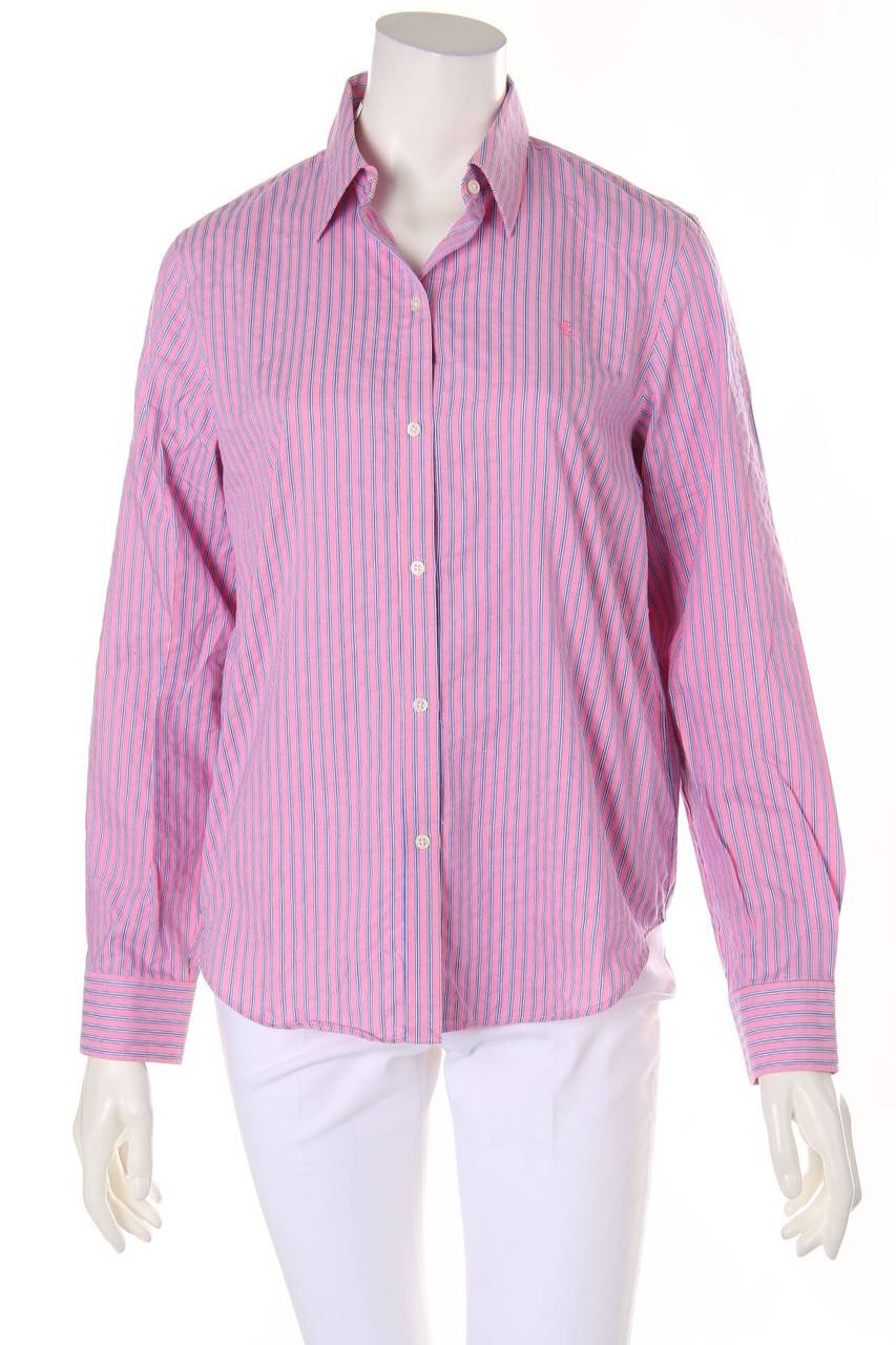 Carou LAUREN RALPH LAUREN Bluse mit Streifen mit Logo-Stickerei