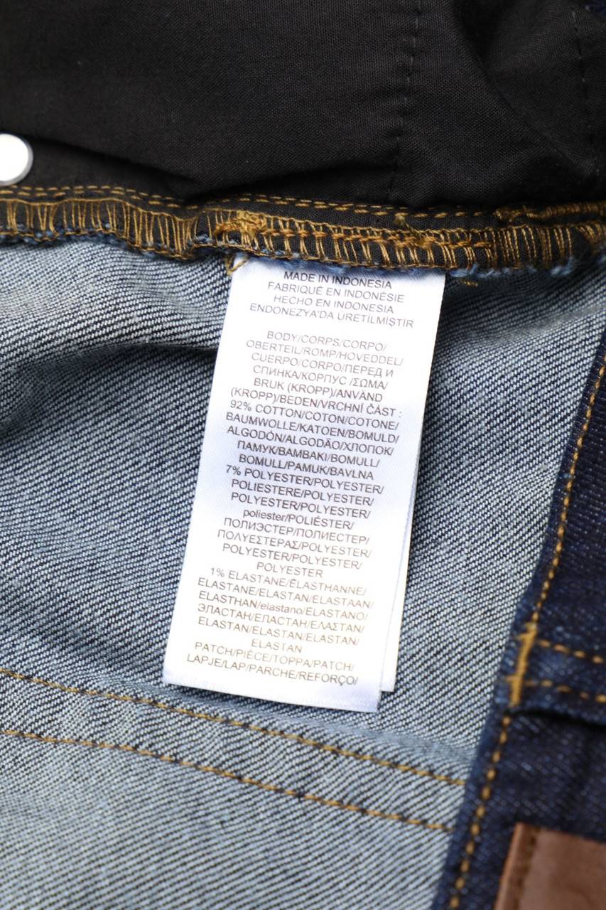 Carou LAUREN RALPH LAUREN Dark Denim Straight Cut Jeans