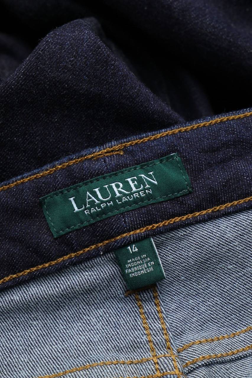 Carou LAUREN RALPH LAUREN Dark Denim Straight Cut Jeans